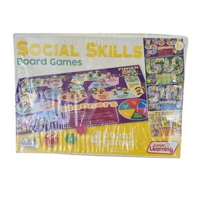 Junior Learning Social Skills Board Games 4-Pack Manners Emotions Empathy JL426